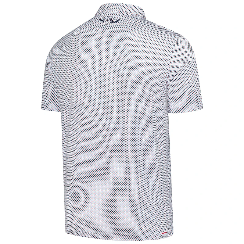 Polo Puma blanc FedEx St. Jude Championship Volition Micro Star MATTR pour homme