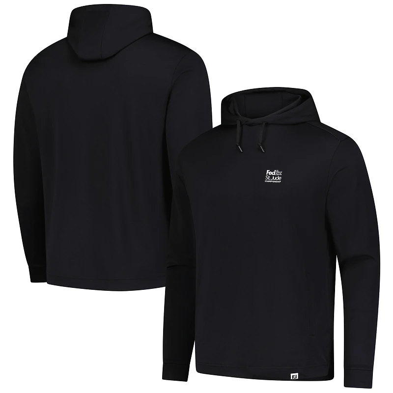 Sweat à capuche léger noir FedEx St. Jude Championship pour homme FootJoy