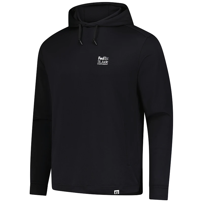 Sweat à capuche léger noir FedEx St. Jude Championship pour homme FootJoy