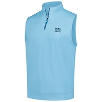 Men's FootJoy Light Blue FedEx St. Jude Championship Approach Quarter-Zip Vest