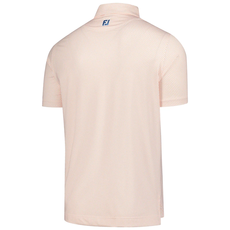 Polo FootJoy orange FedEx St. Jude Championship ProDry en fil d'Écosse à imprimé treillis pour homme