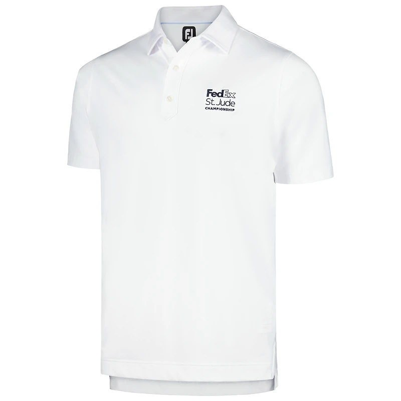 Polo FootJoy blanc FedEx St. Jude Championship Lisle ProDry pour hommes