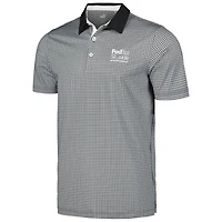 Men's Puma Black FedEx St. Jude Championship Circular MATTR Polo