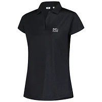 Polo à manches courtes imprimé FedEx St. Jude Championship noir FootJoy pour femme