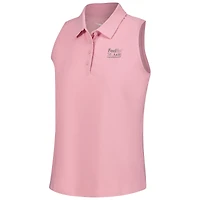 Polo sans manches Nike rose FedEx St. Jude Championship Performance Victory pour femme