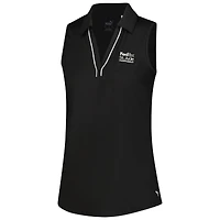 Polo sans manches Puma noir FedEx St. Jude Championship CLOUDSPUN pour femme