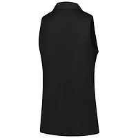 Polo sans manches Puma noir FedEx St. Jude Championship CLOUDSPUN pour femme