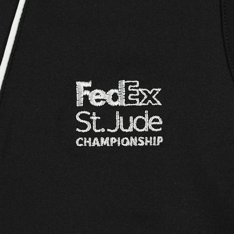 Polo sans manches Puma noir FedEx St. Jude Championship CLOUDSPUN pour femme