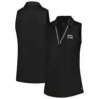 Women's Puma  Black FedEx St. Jude Championship CLOUDSPUN Sleeveless Polo
