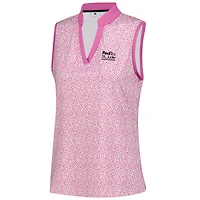 Women's FootJoy Purple FedEx St. Jude Championship ProDry Printed Sleeveless Polo