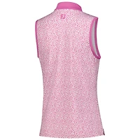 Women's FootJoy Purple FedEx St. Jude Championship ProDry Printed Sleeveless Polo