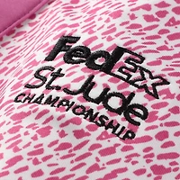 Women's FootJoy Purple FedEx St. Jude Championship ProDry Printed Sleeveless Polo