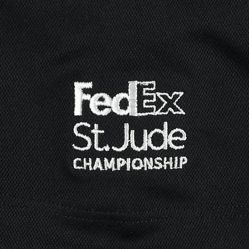 Polo Nike noir FedEx St. Jude Championship Performance Victory pour jeunes
