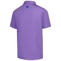 Polo FootJoy violet FedEx St. Jude Championship MicroFeeder Stripe Lisle ProDry pour jeunes