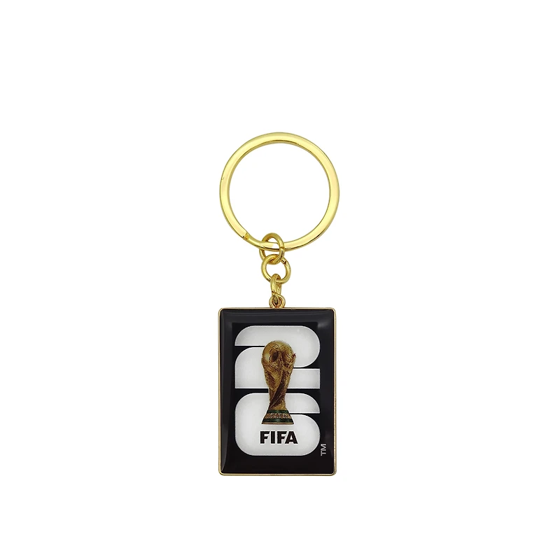 Porte-clés emblème officiel 2D de la Coupe du Monde de la FIFA 2026