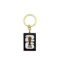 Porte-clés emblème officiel 2D de la Coupe du Monde de la FIFA 2026