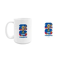 Mug en céramique 44 cl (15 oz) Coupe du Monde de la FIFA Toronto 2026
