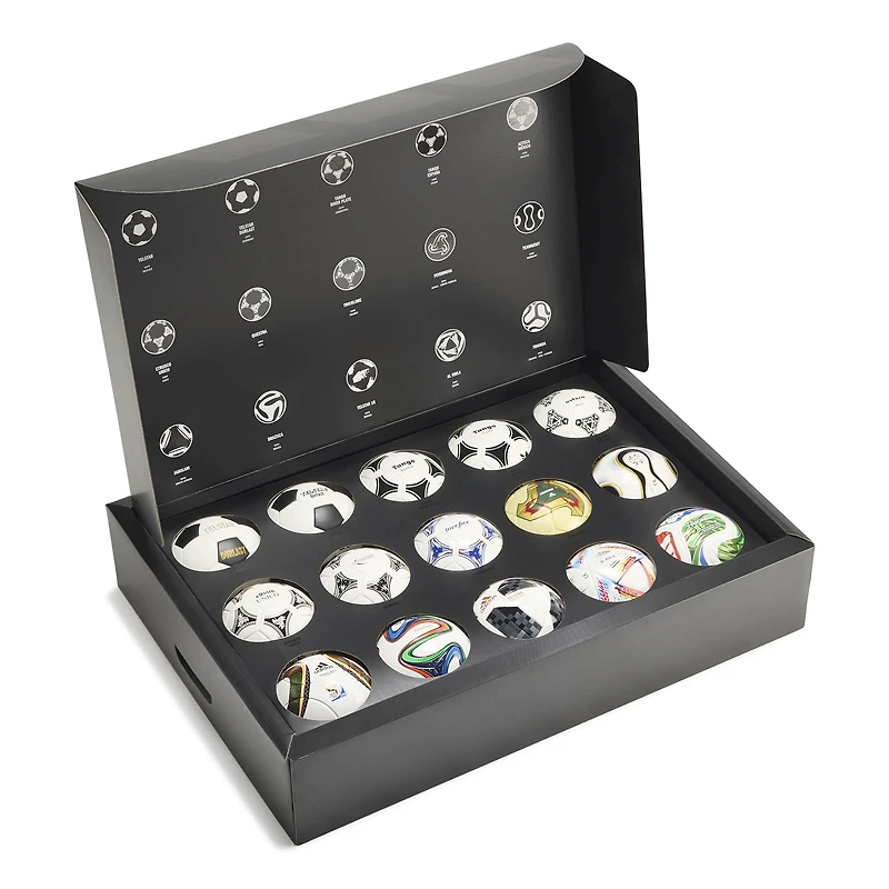 Ensemble complet de mini-ballons historiques adidas FIFA World Cup