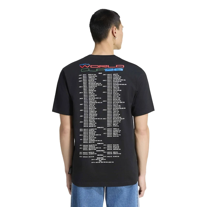 Men's adidas White 2026 FIFA World Cup Tour T-Shirt