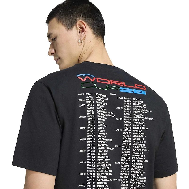 Men's adidas White 2026 FIFA World Cup Tour T-Shirt