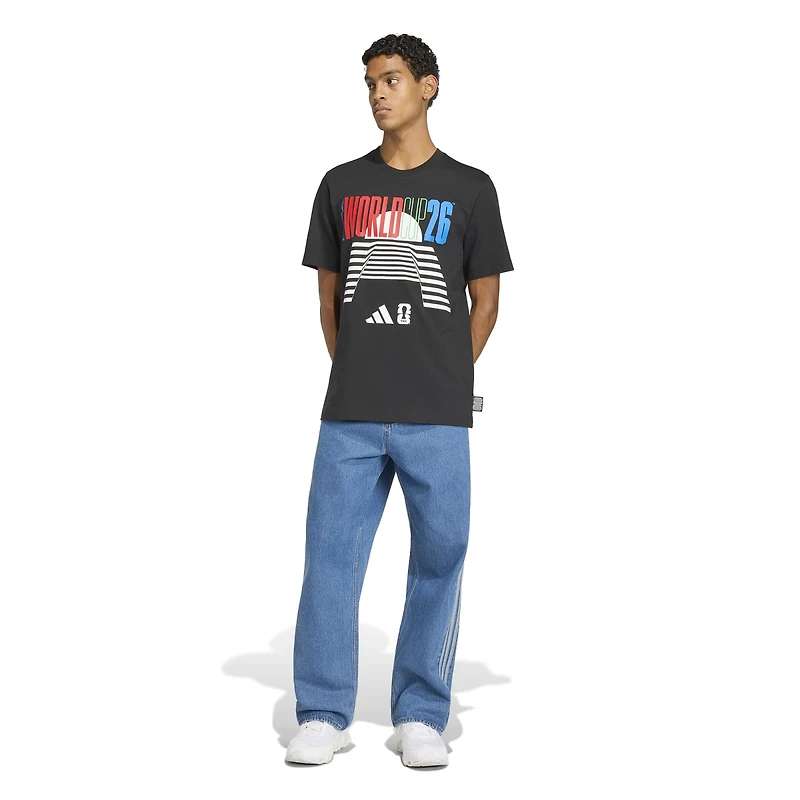 Men's adidas Black 2026 FIFA World Cup Tour T-Shirt