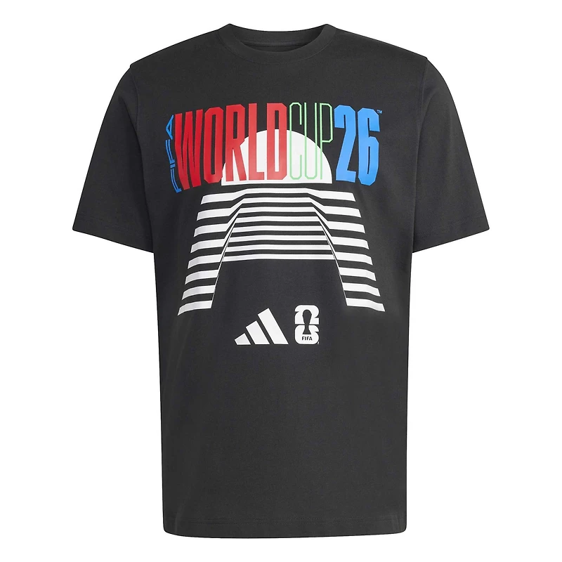 Men's adidas Black 2026 FIFA World Cup Tour T-Shirt