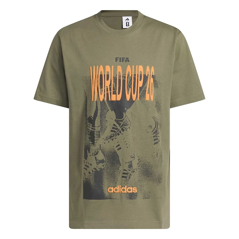 Men's adidas Dark Green 2026 FIFA World Cup Tour T-Shirt