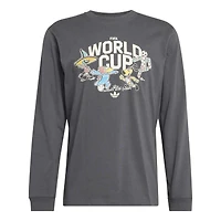 Men's adidas  Gray FIFA World Cup Historic Mascot Long Sleeve T-Shirt