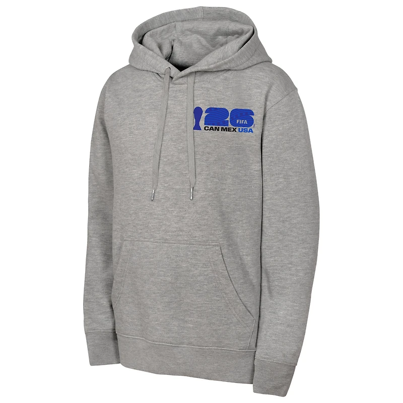 Men's Heather Gray FIFA World Cup 2026 Graphic Hoodie