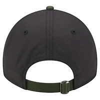 Casquette ajustable New Era 9TWENTY pour homme, noire et olive, motif Statue de la Liberté des États-Unis