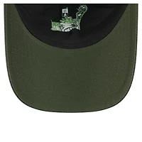 Men's New Era Black/Olive USA Statue Of Liberty 9TWENTY Adjustable Dad Hat