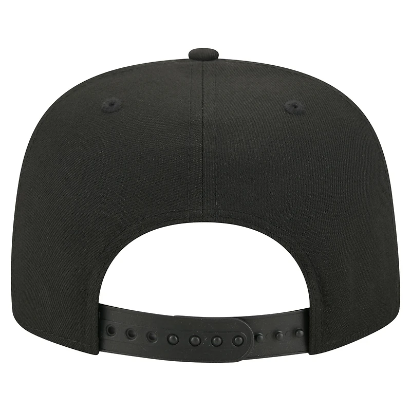 Men's New Era Black The Final Match 9FIFTY A-Frame Snapback Hat