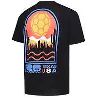 T-shirt oversize Outerstuff Cream pour homme, édition spéciale Coupe du Monde de la FIFA 2026 à Dallas, ville hôte.