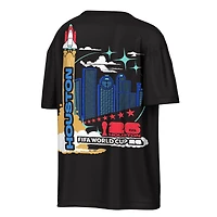 Men's Outerstuff Black FIFA World Cup 2026 Houston City Reflections T-Shirt
