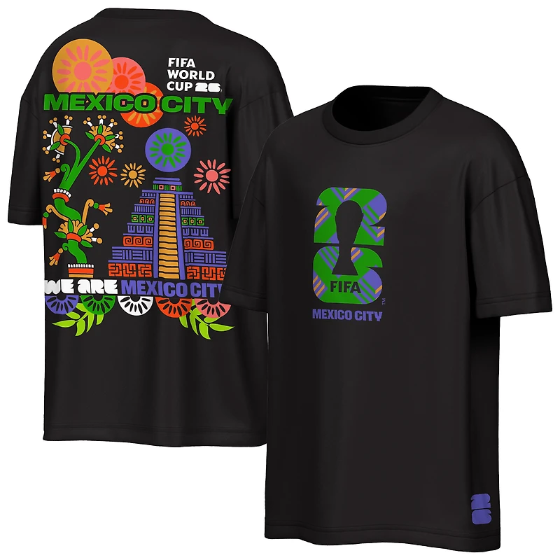 Men's Outerstuff Black FIFA World Cup 2026 Mexico City Reflections T-Shirt