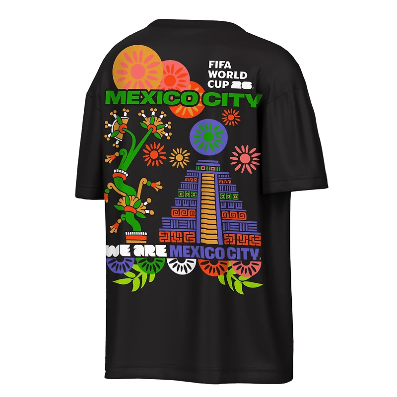 Men's Outerstuff Black FIFA World Cup 2026 Mexico City Reflections T-Shirt