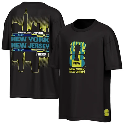 Men's Outerstuff Black FIFA World Cup 2026 New York/New Jersey City Reflections T-Shirt