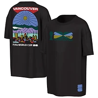 Men's Outerstuff Black FIFA World Cup 2026 Vancouver Big City Poster T-Shirt