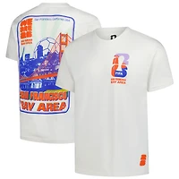T-shirt surdimensionné Outerstuff pour homme, couleur crème, représentant la ville hôte de Coupe du Monde FIFA 2026 à San Francisco