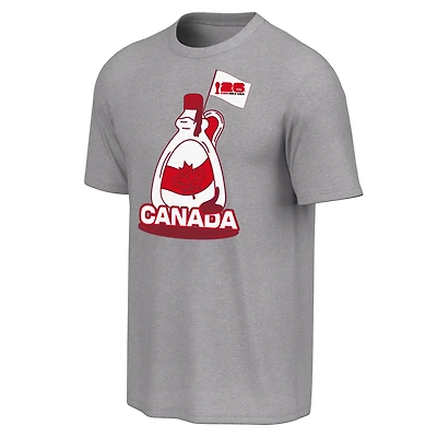 Men's Outerstuff  Heather Gray FIFA World Cup 2026 Canada Host Country T-Shirt