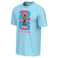 Men's Outerstuff Light Blue FIFA World Cup 2026 Miami Performance T-Shirt