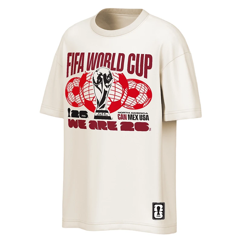 T-shirt Outerstuff Natural pour homme, événement mondial Coupe du Monde de la FIFA 2026 Canada