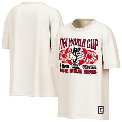 Men's Outerstuff Natural FIFA World Cup 2026 Canada Global Event T-Shirt