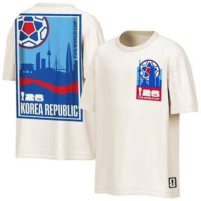 Men's Outerstuff Natural FIFA World Cup 2026 South Korea Post Card T-Shirt