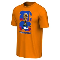 Men's Outerstuff Orange FIFA World Cup 2026 Toronto Host City Performance T-Shirt