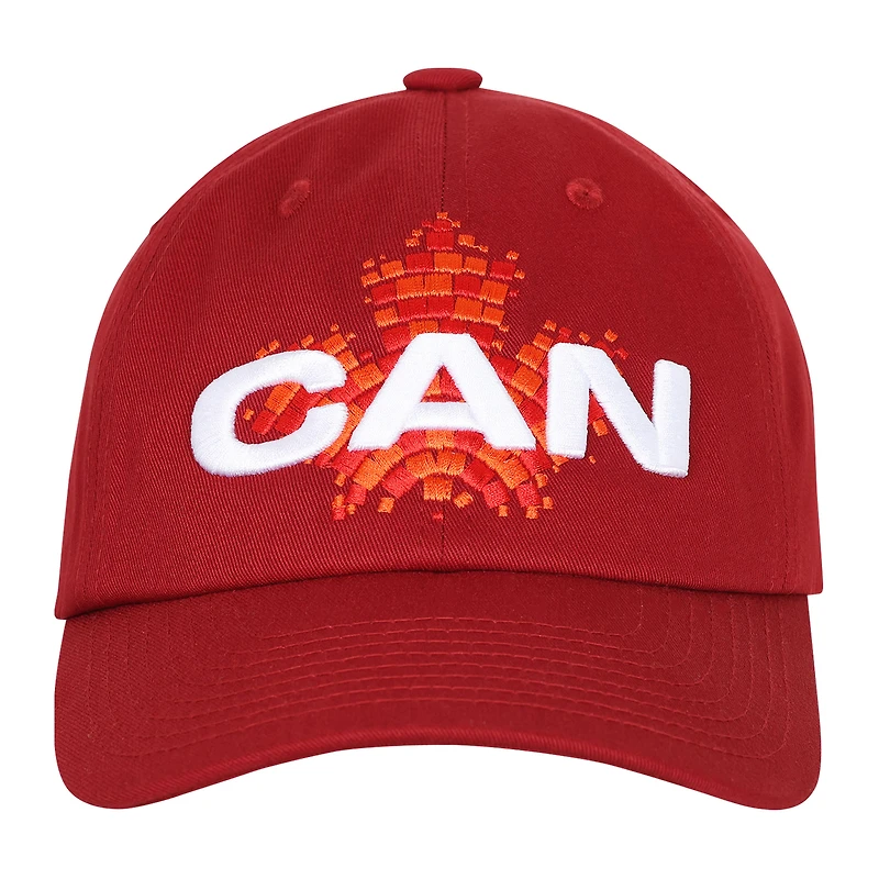 Men's Outerstuff Red FIFA World Cup 2026 Canada Host Country Adjustable Dad Hat