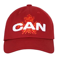 Men's Outerstuff Red FIFA World Cup 2026 Canada Host Country Adjustable Dad Hat