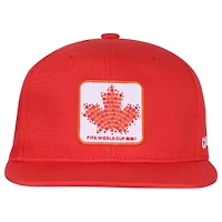 Men's Outerstuff Red FIFA World Cup 2026 Canada Host Country Deadstock Snapback Hat
