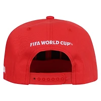 Men's Outerstuff Red FIFA World Cup 2026 Canada Host Country Deadstock Snapback Hat