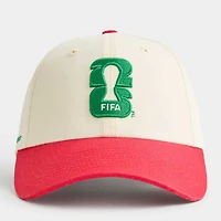 Casquette unisexe ajustable naturelle/rouge FIFA Coupe du Monde 2026 Mexique